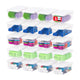 Clear/White - 6 Qt. - 20 Pack