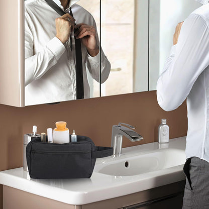 Icramsy Hanging Cosmetic Bag – Effortless Storage Solution, Uncluttered Counter Organizer for Shared Bathrooms