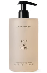 Salt & Stone Vitamin C Body Wash – Bergamot & Hinoki Designer Unisex Cleanser for Upscale Guest Bathroom