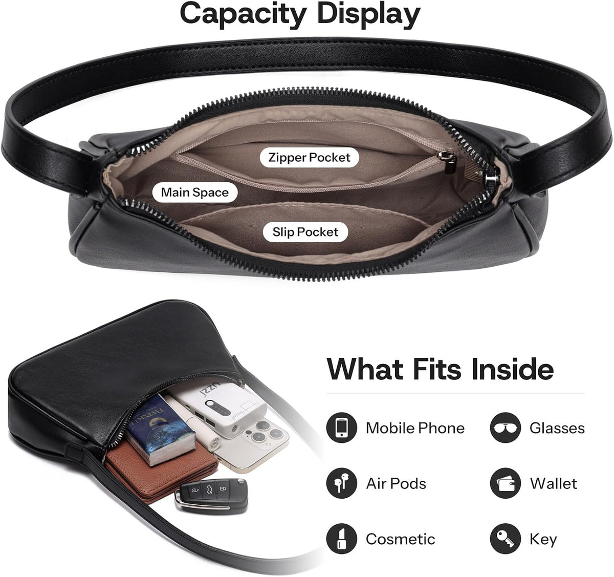 imported lacomila branded design (model: small faux leather shoulder purse for women 2026)