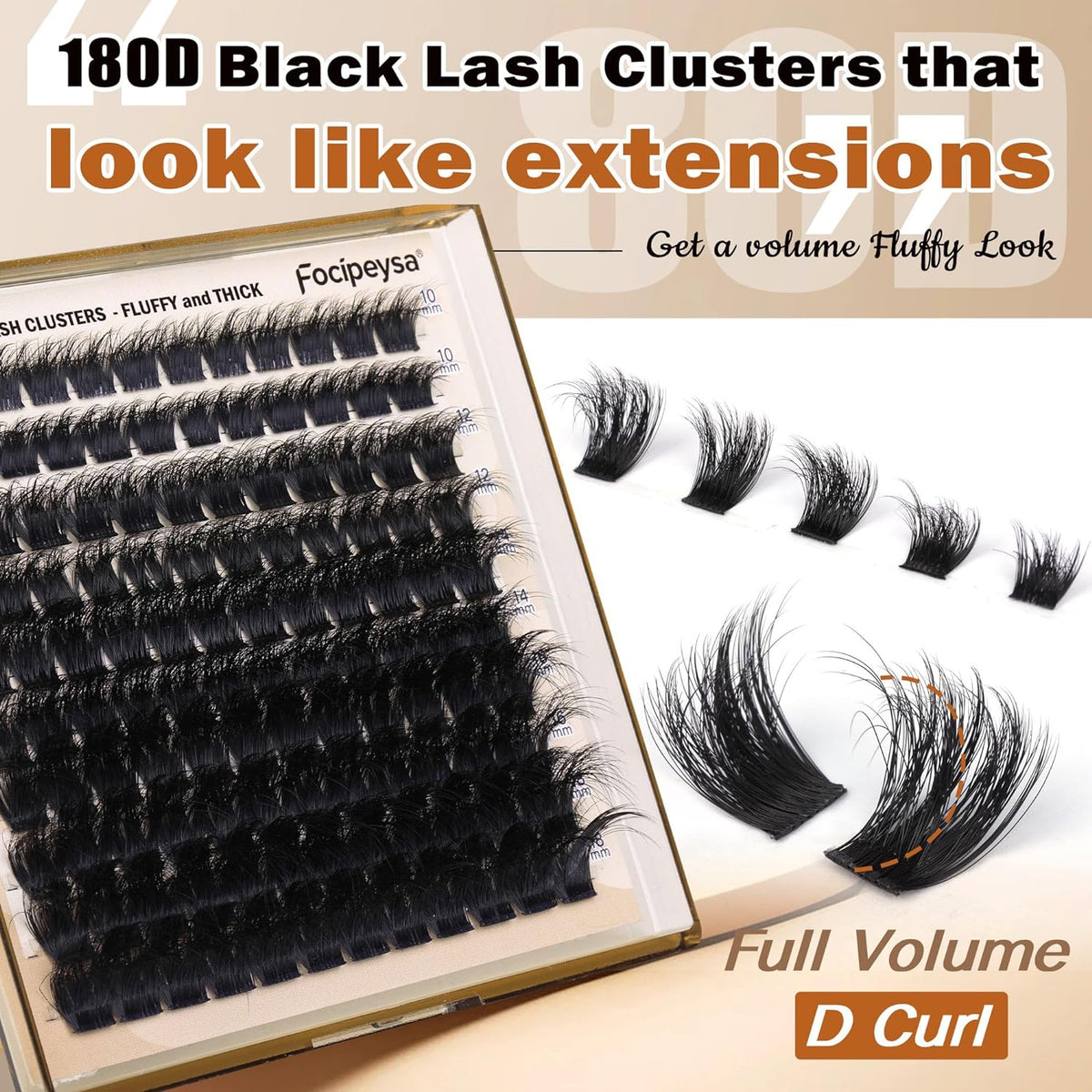 imported matte black lash material for natural, comfortable wear