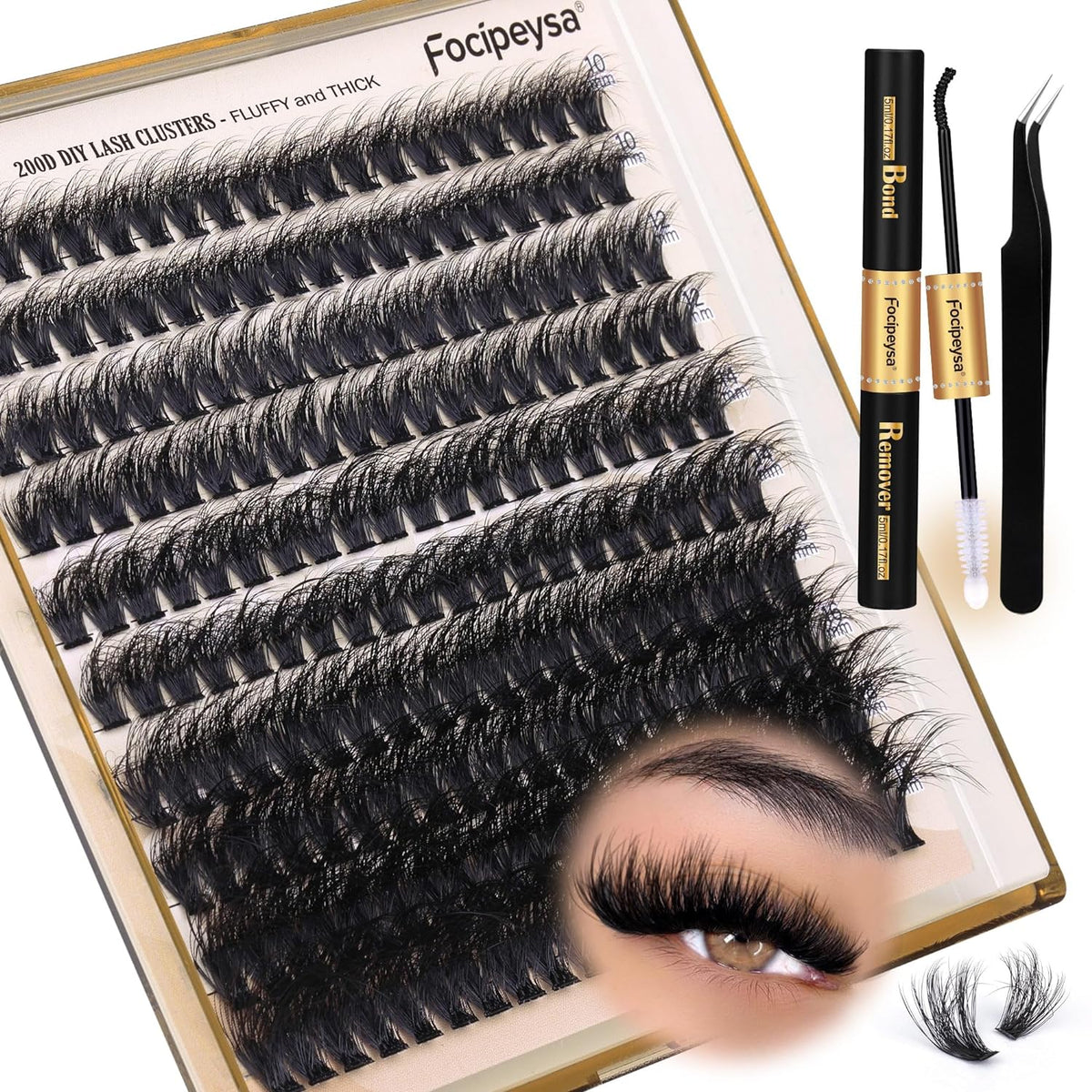 imported matte black lash material for natural, comfortable wear