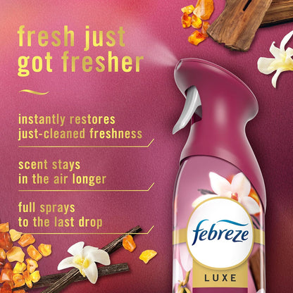 improved formula with 50% more odor fighters and 30% more fragrance vs. prior base febreze