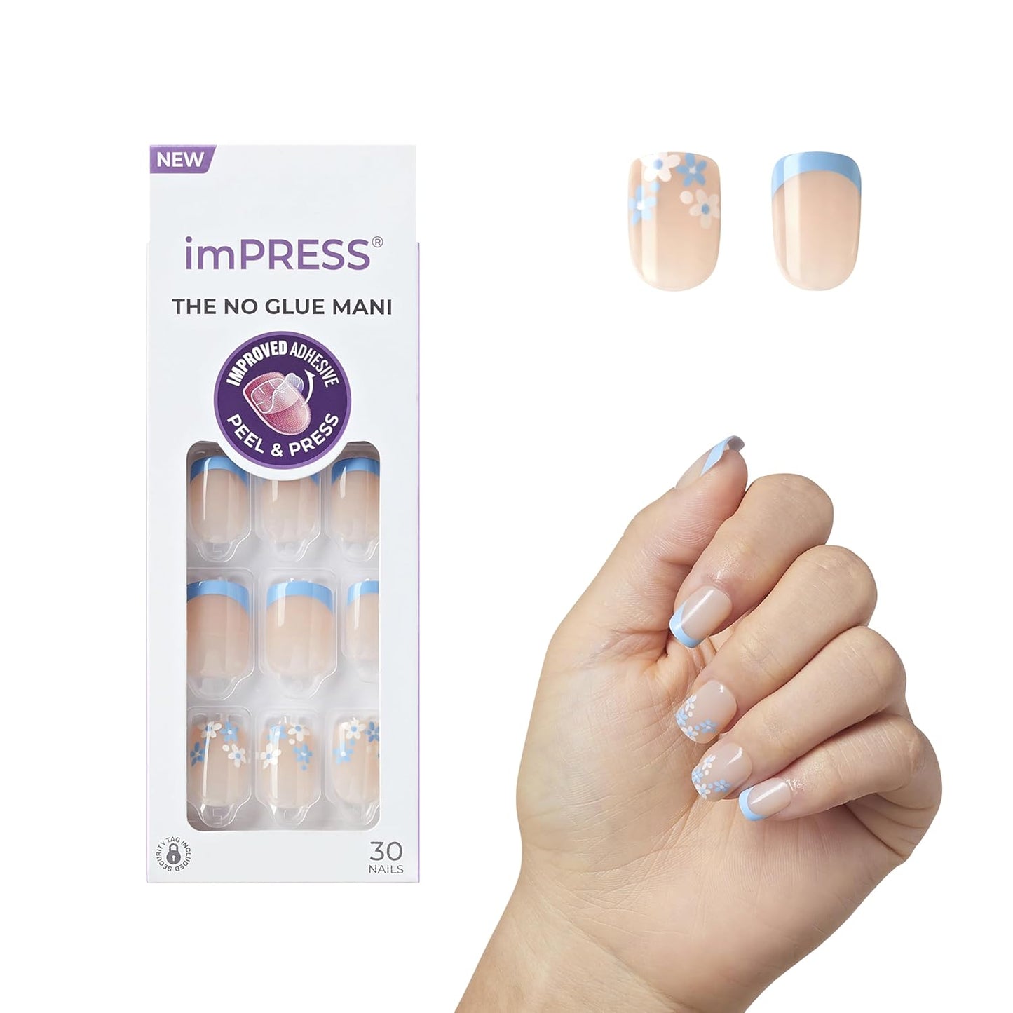 improved pre-applied adhesive backing lasting up to 10 days