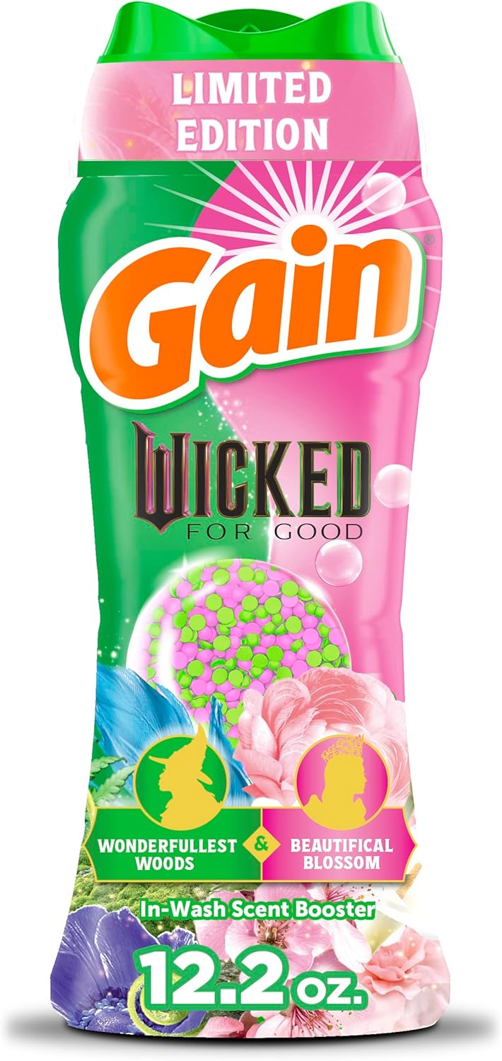 in-wash scent booster bead format (12.2 oz bottle) designed to be added before clothes