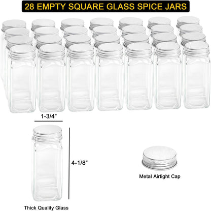 included chalk marker for writing on and rewriting blank labels
