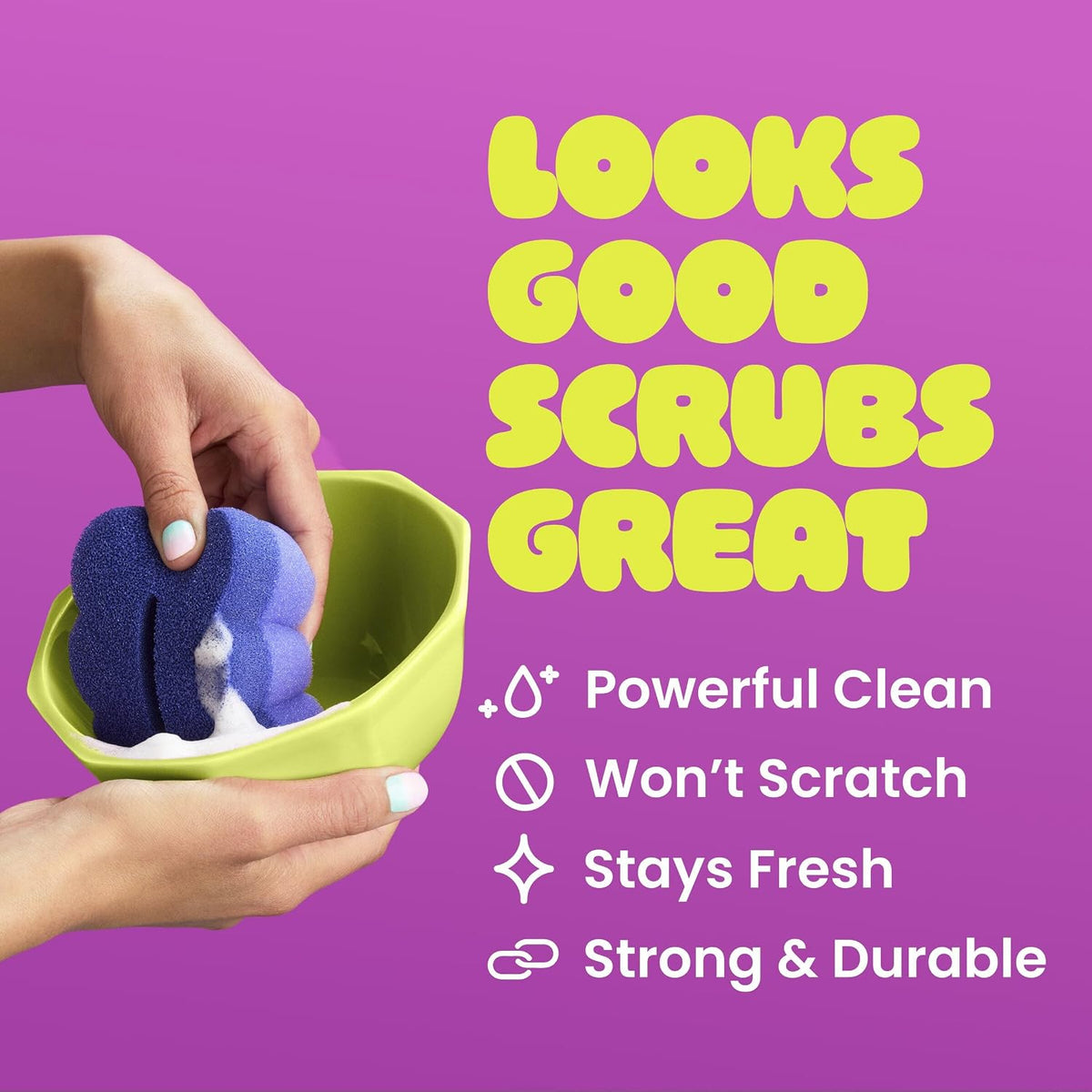 included drain and dry stand with pop-off lid for easy water emptying