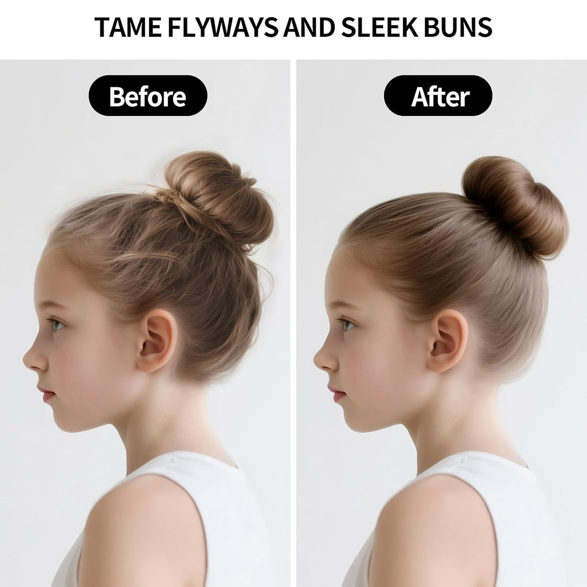 included slick back brush for smooth finishing and blending
