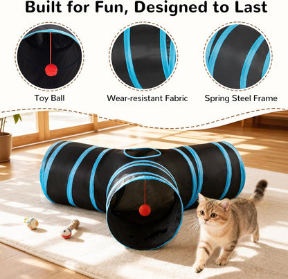 included teaser wand for owner-pet interactive play