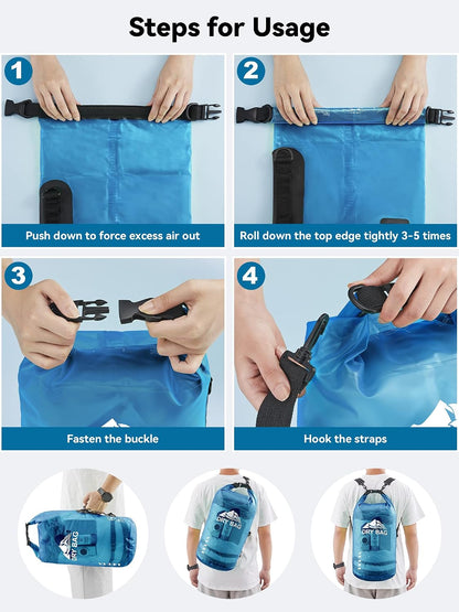 included waterproof touch-screen-compatible phone case