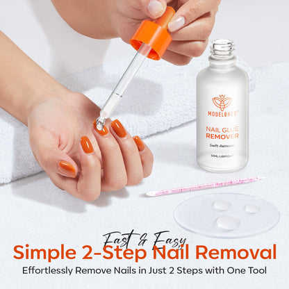 included wood/crystal applicator stick for gentle prying