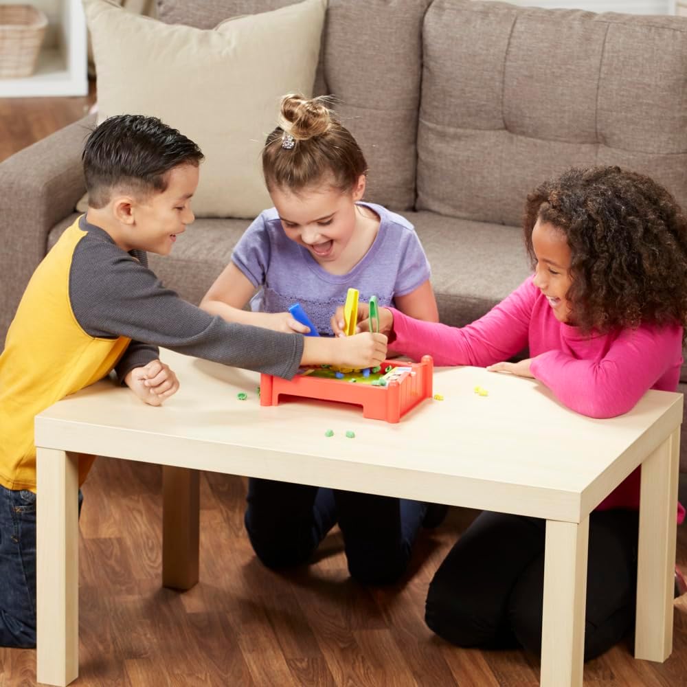 includes bed frame, headboard, footboard, cardboard playing surface, tongs, bugs, and instructions