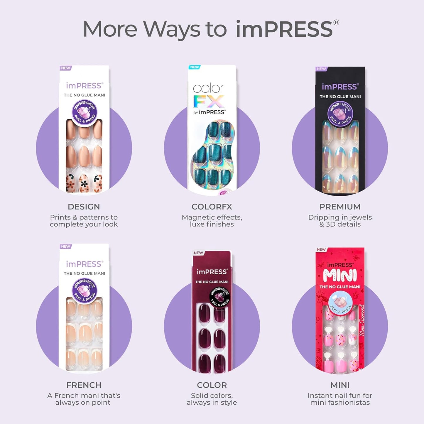 includes prep pad, mini nail file, and manicure stick for full at-home application