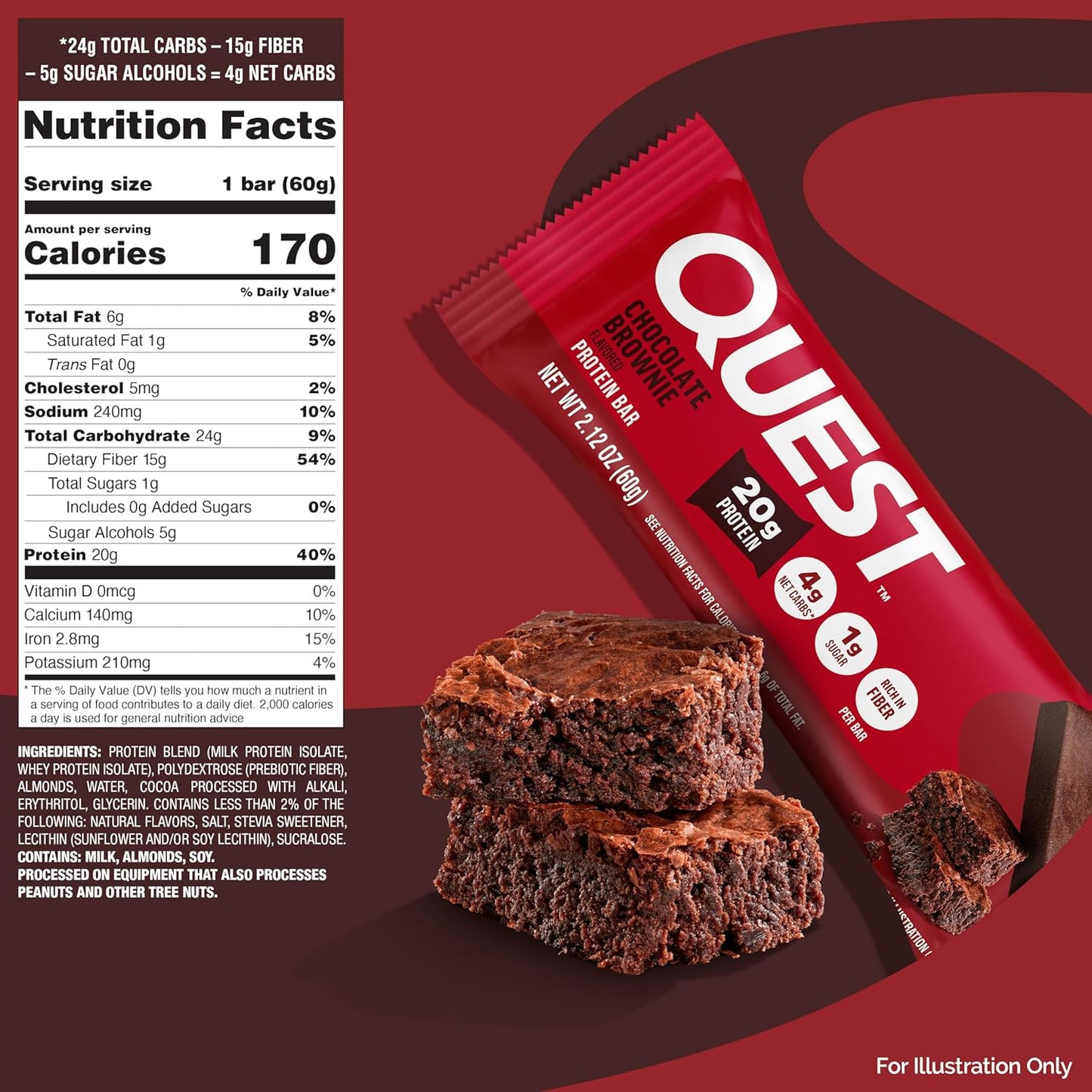individually wrapped 2.12oz bars in a 4-count carton