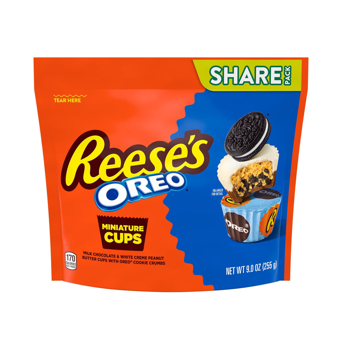 individually wrapped miniature peanut butter cups