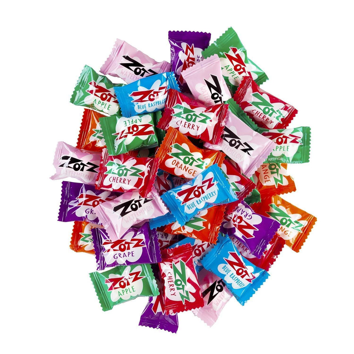 individually wrapped pieces for easy distribution and freshness