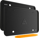 Aujen 2-Pack Silicone License Plate Holders – Housewarming and Birthday Gift for Car Lovers