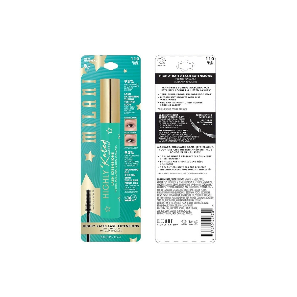 infused with castor seed oil and shea butter for lash conditioning
