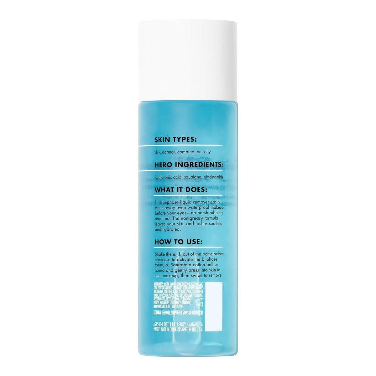 infused with hyaluronic acid, squalane, and niacinamide for hydration and conditioning