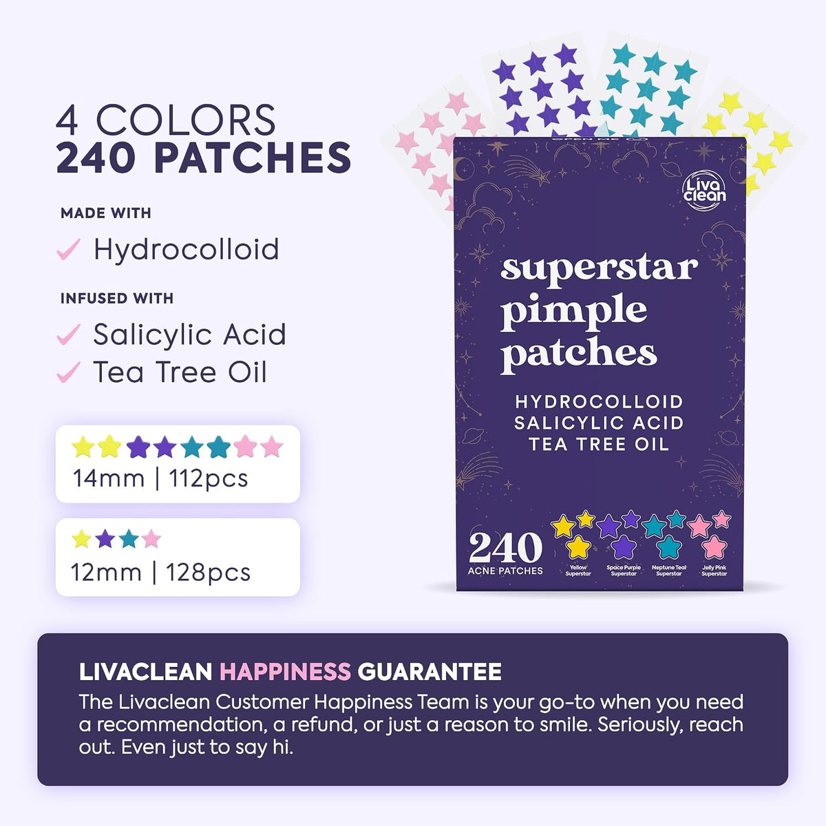 infused with salicylic acid and tea tree oil for added blemish-fighting power