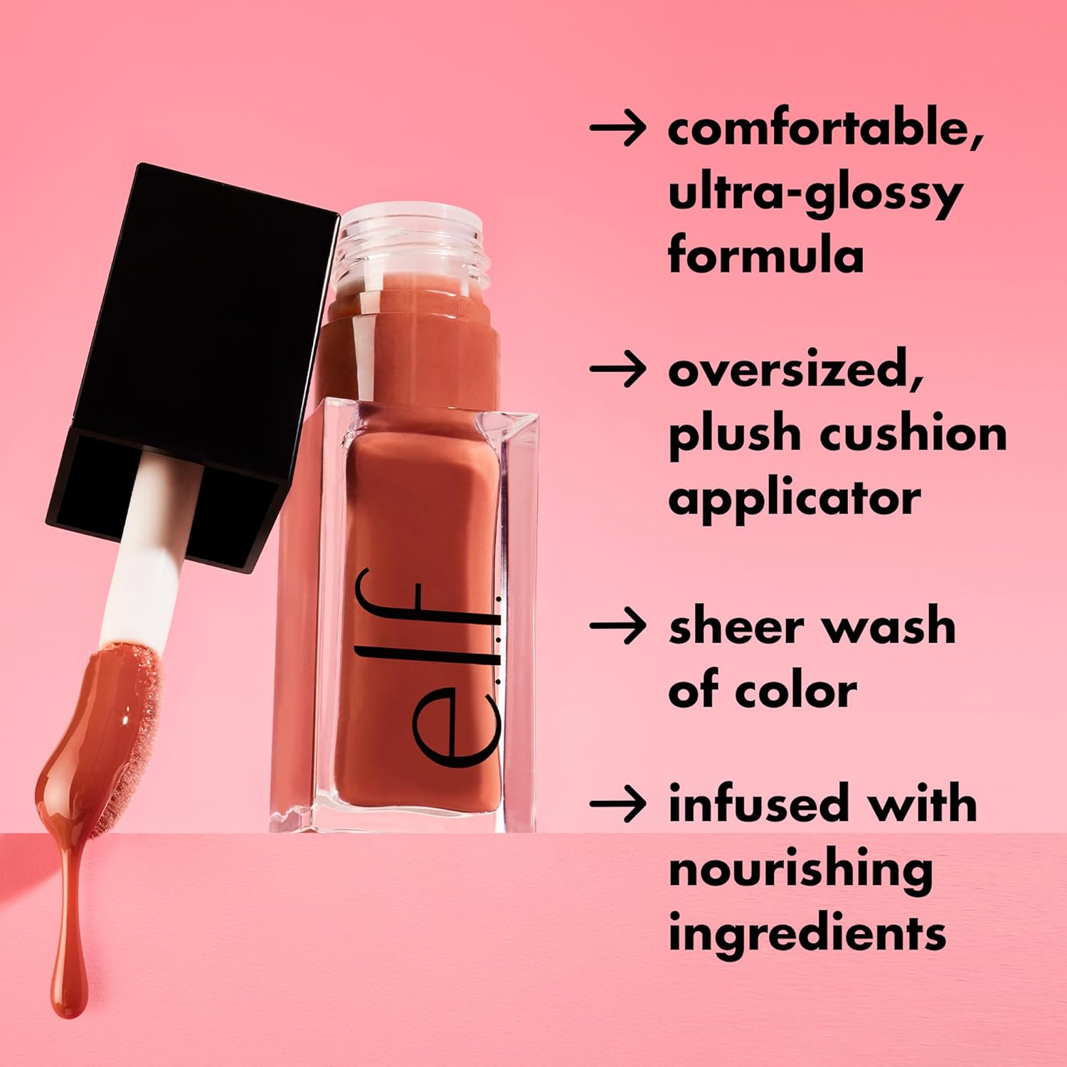infused with squalane, apricot oil, avocado oil, jojoba oil, and pomegranate oil