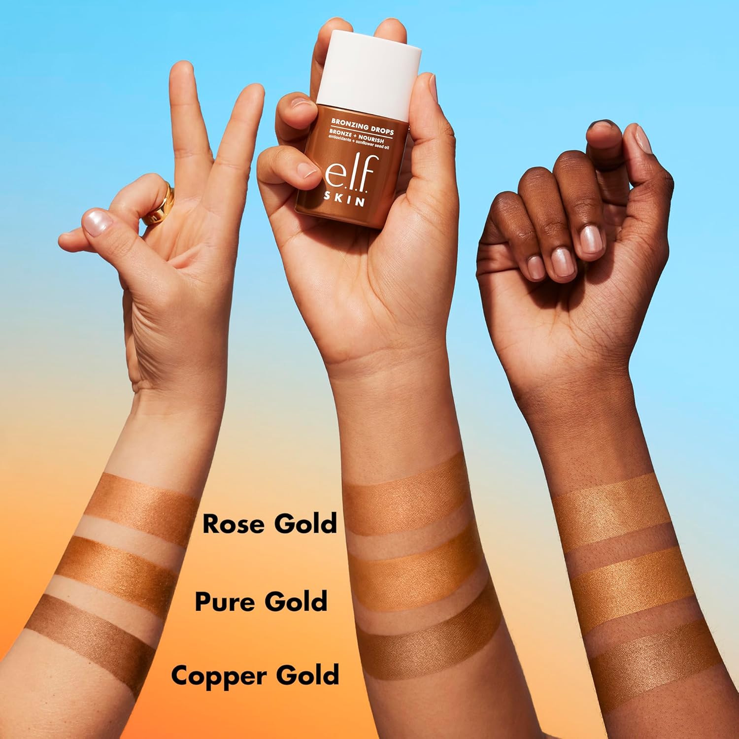 infused with vitamin e, sunflower seed oil, marula oil, and raspberry seed oil