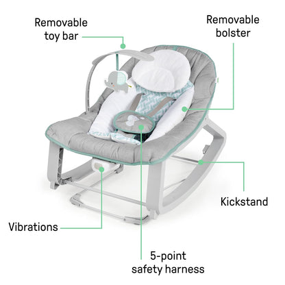 Ingenuity Keep Cozy 3-in-1 Grow with Me Seat – Streamlined Baby Gear Built for Intentional Small-Space Homes
