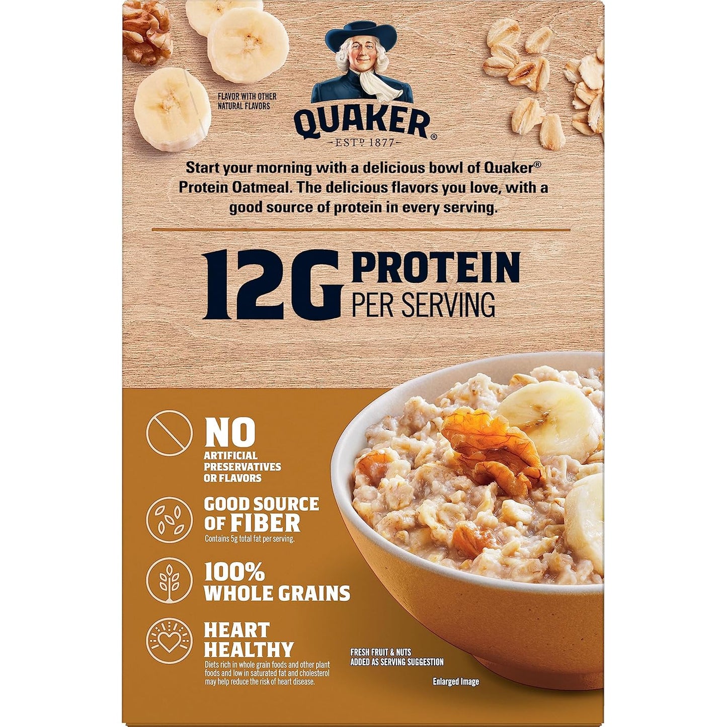 instant flaked format that only requires water or milk plus a microwave
