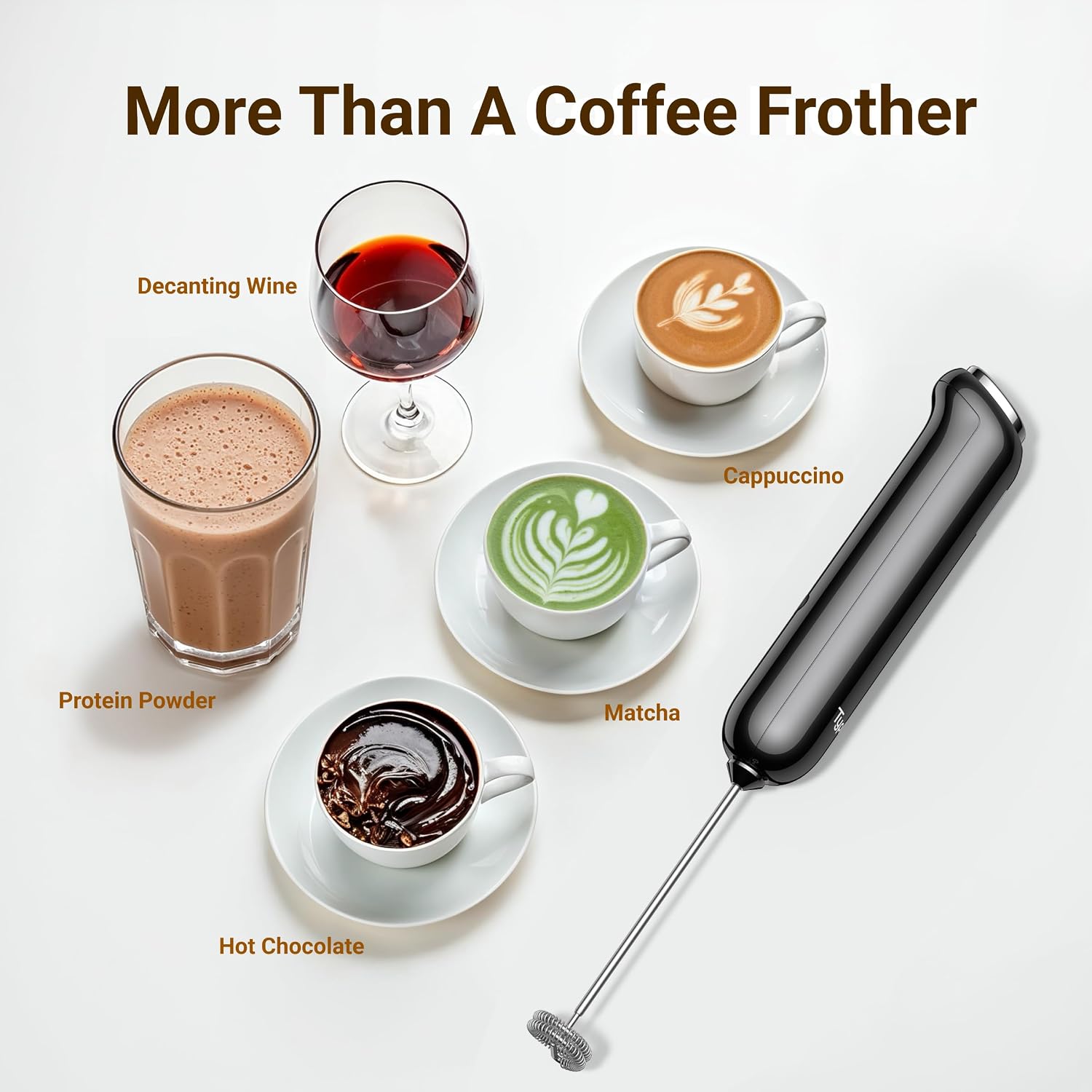 InstaWhisk Milk Frother – Thoughtful Birthday Gift for Mom, Barista-Quality Cappuccino at Home