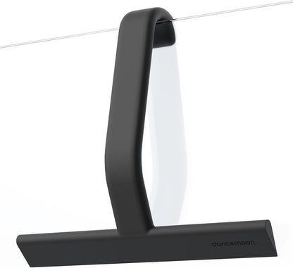 integrated built-in hook that hangs over shower doors, caddies, towel bars, and rods without tools