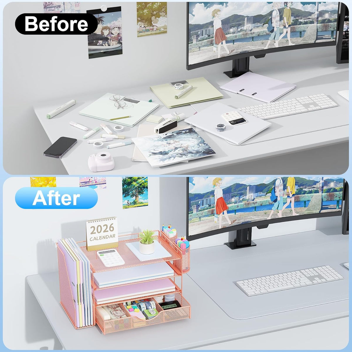 integrated sliding drawer for small-item concealment