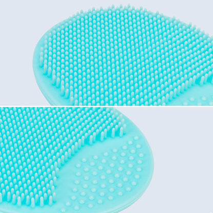 integrated suction cup on the back for finger grip and wall/mirror hanging storage