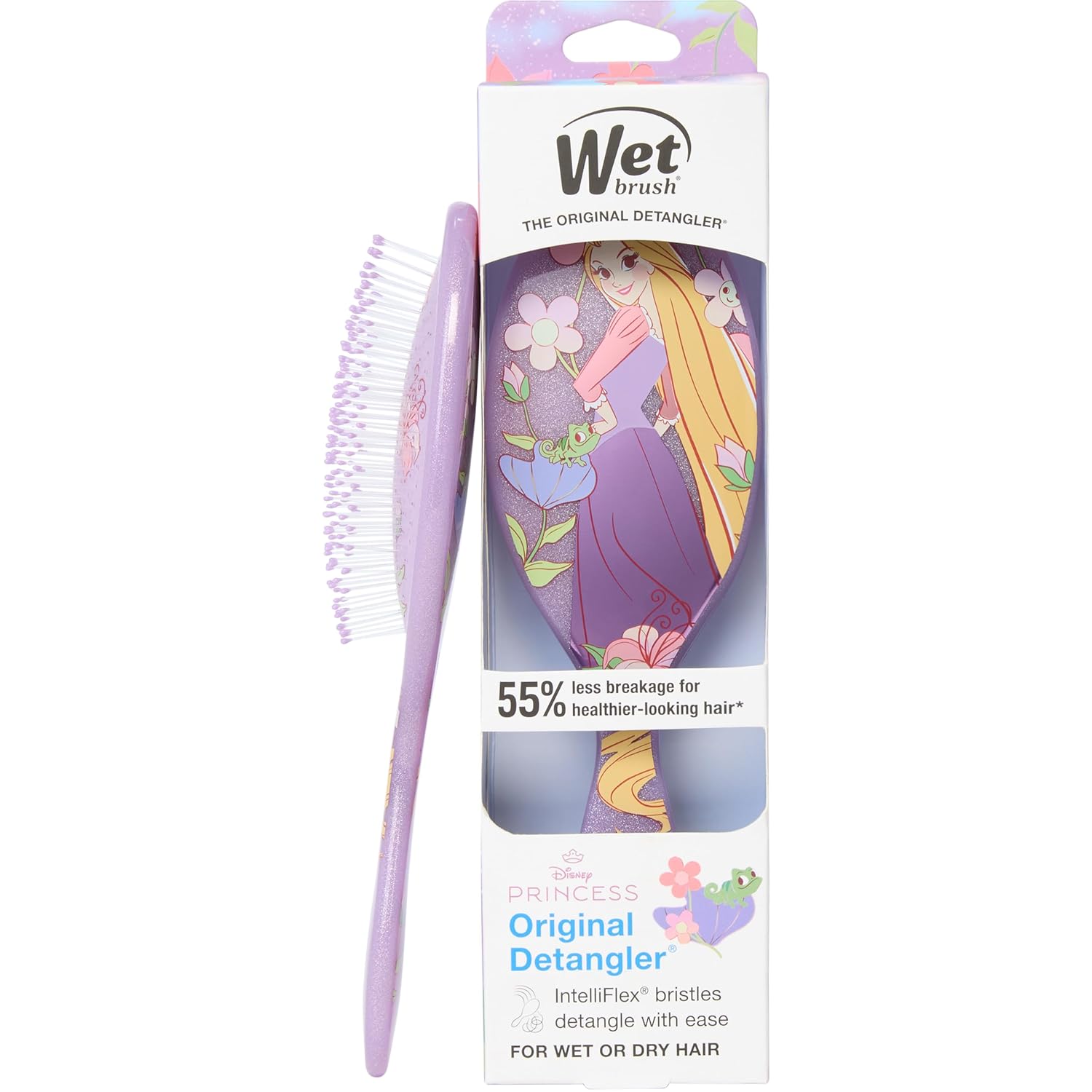 intelliflex flexible bristles that glide through tangles without pulling or snagging