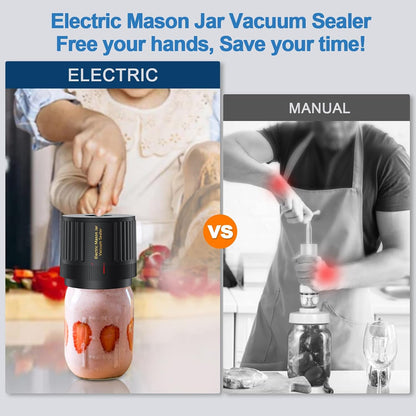 interchangeable seal heads for wide mouth and regular mouth mason jars