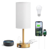 LampLibrary Dorm Move-In Gift – USB Charging Nightstand Lamp for College Students