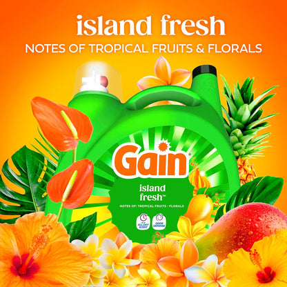 island fresh scent profile blending tropical fruits and floral notes