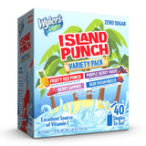 Wyler's Light Island Punch Singles to Go – Sugar-Free Hydration for Calorie-Conscious Wellness Routines, 40 Single-Serve Vitamin C Packets