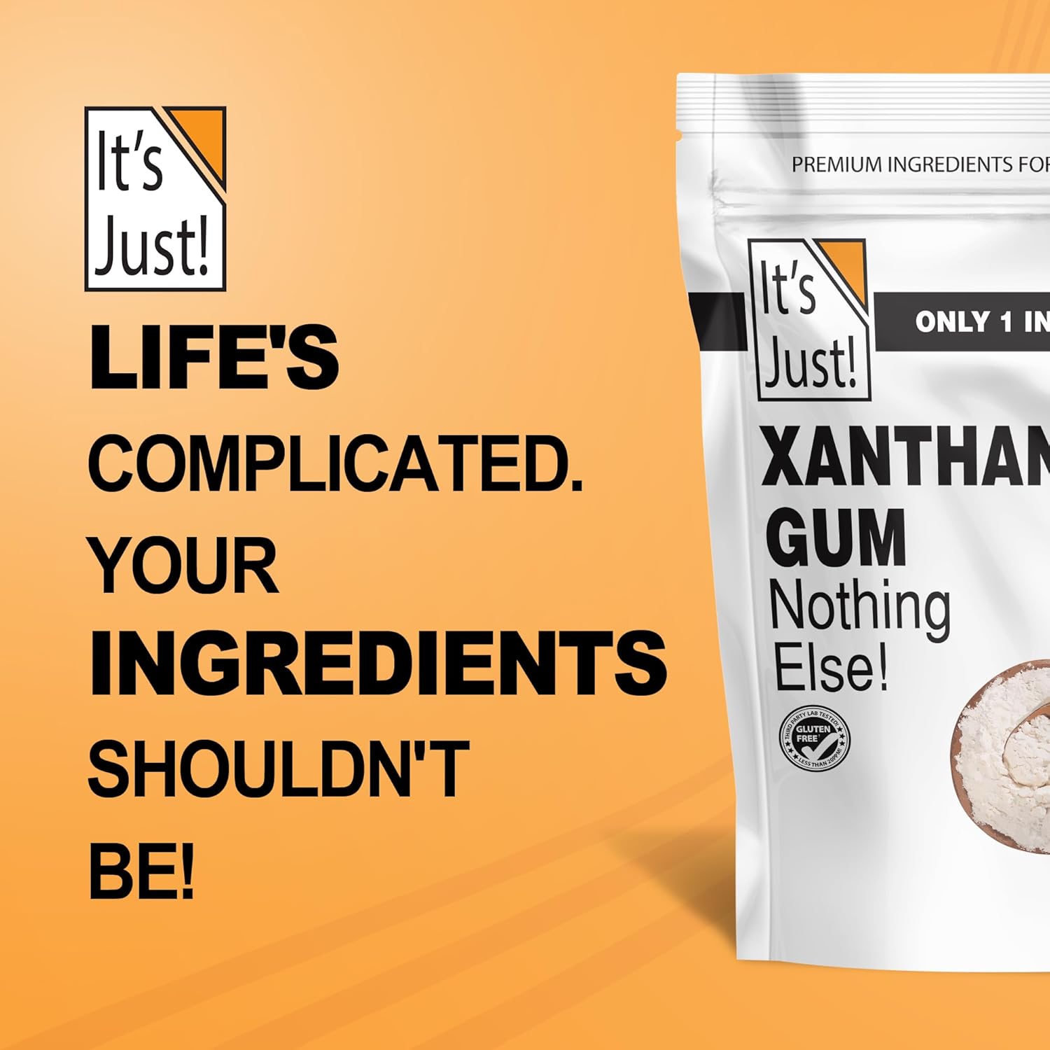 It's Just - Xanthan Gum for the Keto Friend, Thoughtful Gluten-Free Starter Gift Pouch