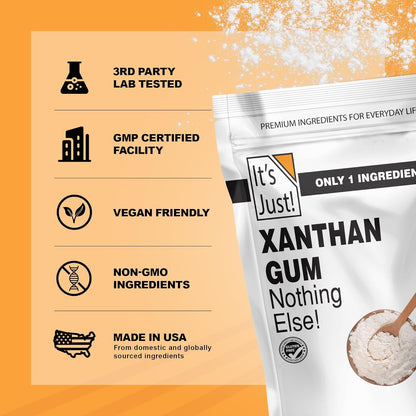 It's Just - Xanthan Gum for the Keto Friend, Thoughtful Gluten-Free Starter Gift Pouch