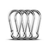 Stainless Carabiner Co. Simple Carabiner Keychain — No-Frills Metal Clip for Intentional EDC and Less-Is-More Setups