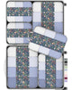 Dark Blue Floral - 6 Set