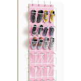Simple Houseware Over the Door Shoe Organizer – Time-Saving Dorm Room Organization for College Life