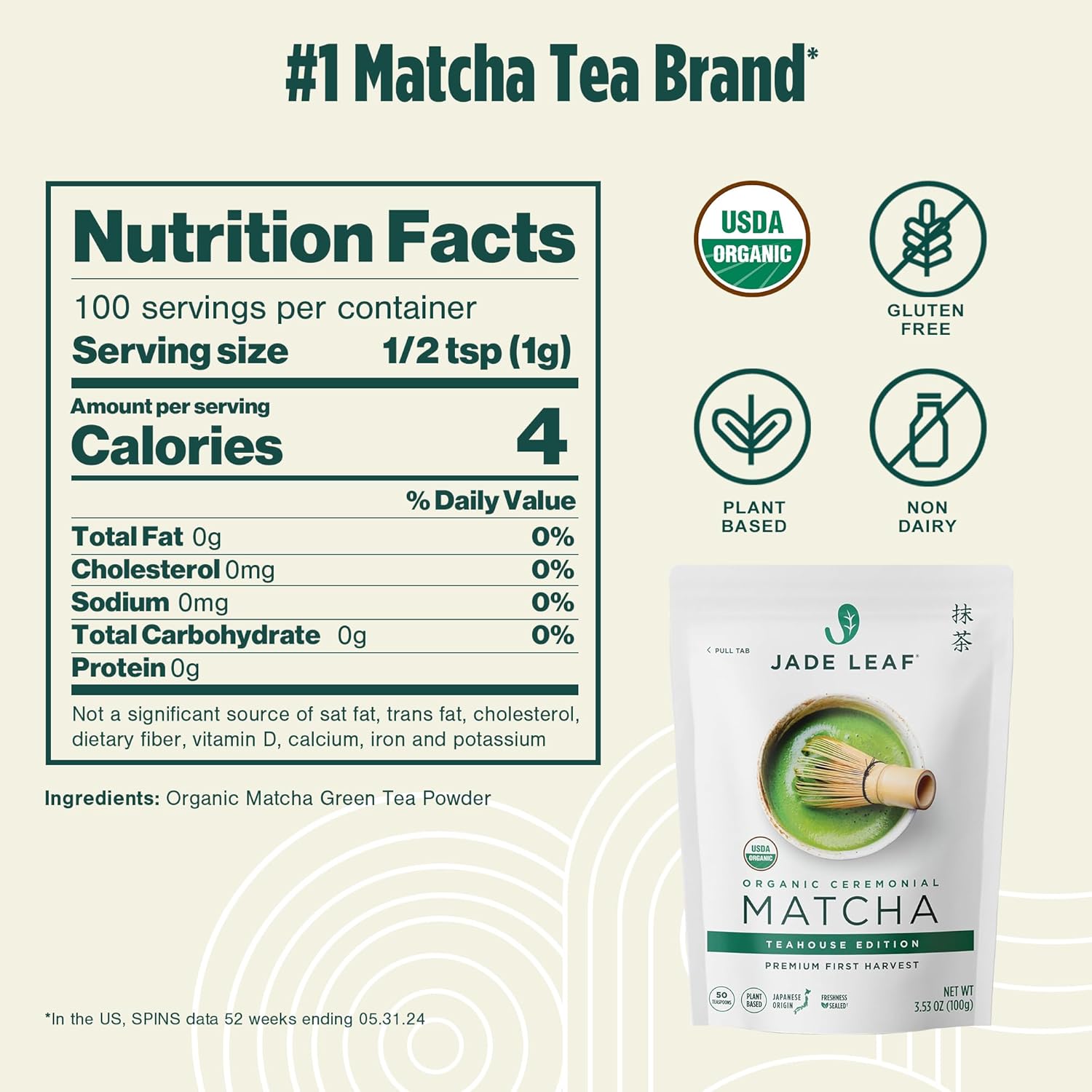 Jade Leaf Matcha Ceremonial Grade Japanese Matcha – Premium Uji First Harvest Tin for Elevated Tea Ritual