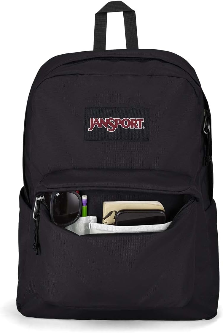 JanSport SuperBreak Plus Backpack – Neutral Tone Daypack for Minimalist Commuters, Lightweight Build