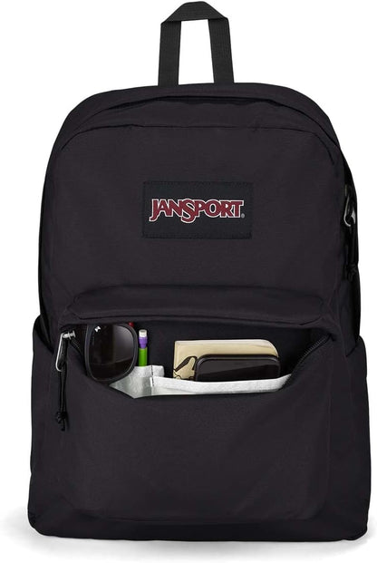 JanSport SuperBreak Plus Backpack – Neutral Tone Daypack for Minimalist Commuters, Lightweight Build