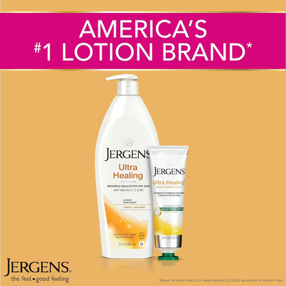Jergens Ultra Healing Body Lotion – Holiday Self-Care Gift Set Pick for Women, 32 fl oz