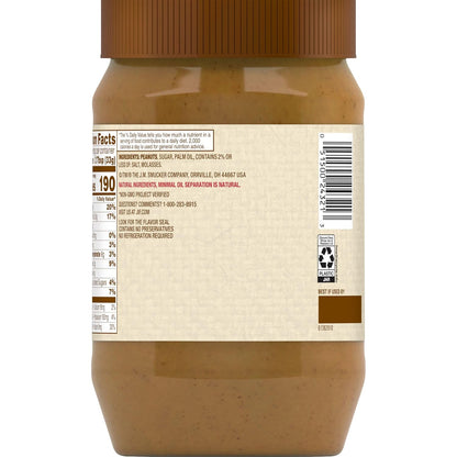 Jif Natural Creamy Peanut Butter Spread – Practical Hostess Gift for Housewarmings, Pack of 2
