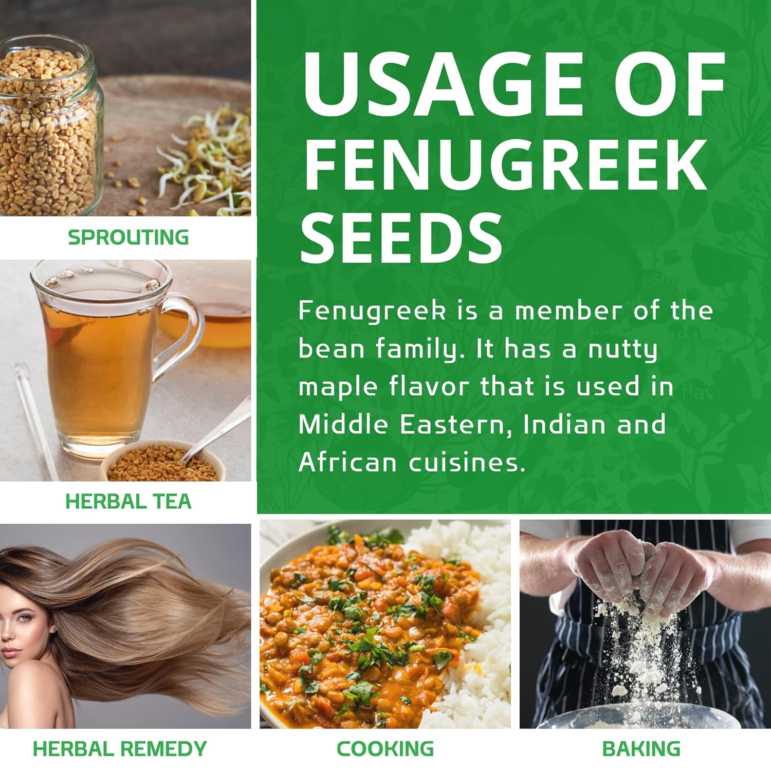 Jiva Organic Fenugreek Seeds 7 Ounce – Whole Fenugreek Seeds for Maple-Scented Hair Steams, Potent Spice Infusions & Sensory Calm