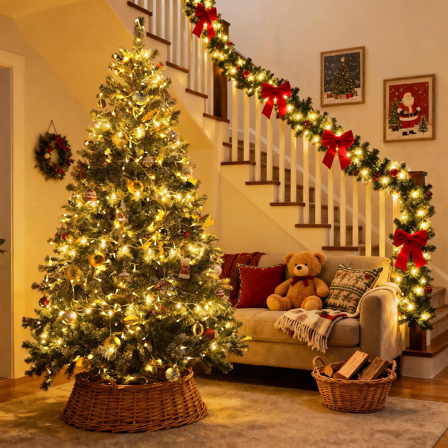 JMEXSUSS 2 Pack Battery String Lights – Thoughtful Housewarming Gift for Her with Remote and Warm White Glow