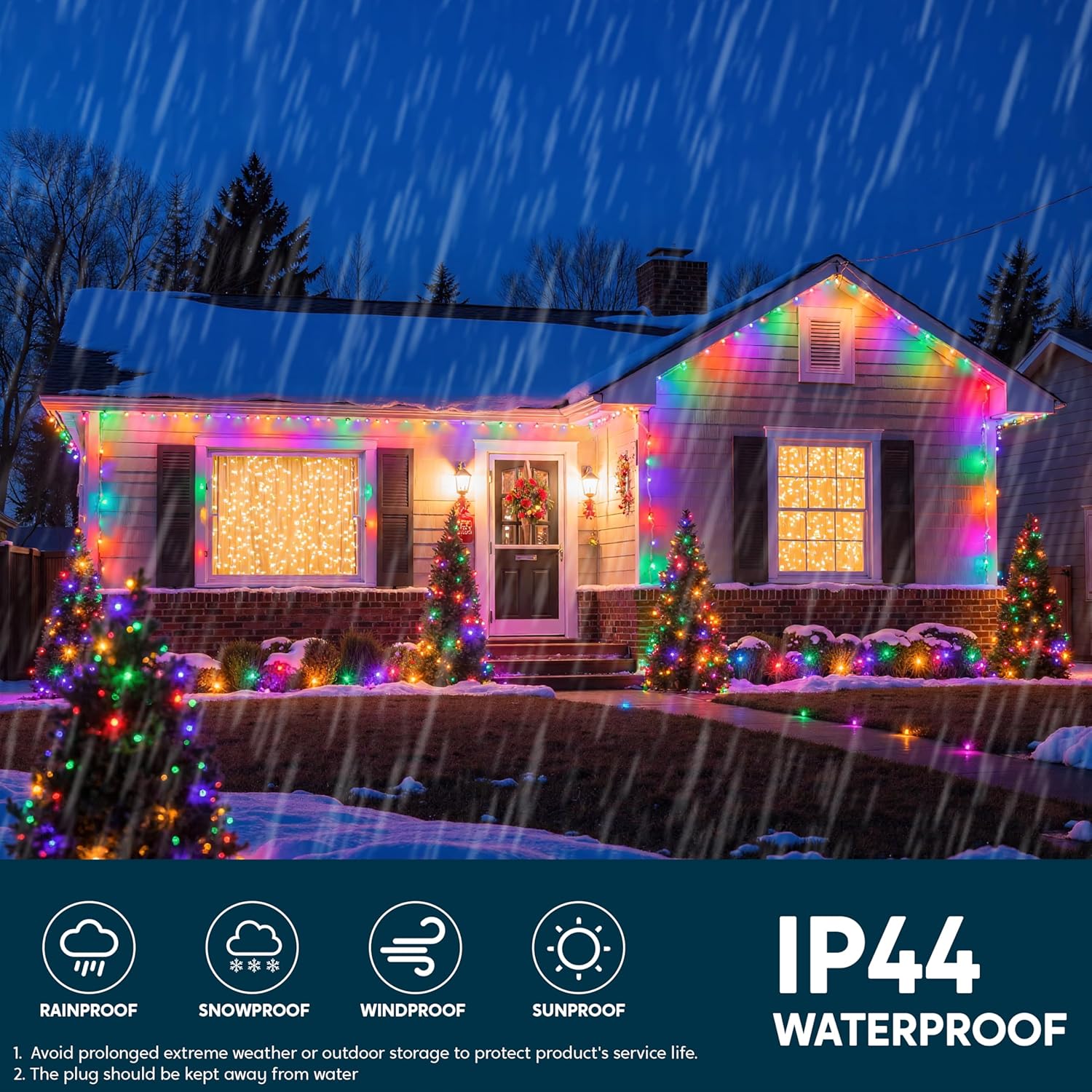Joiedomi 600 LED String Lights – Thoughtful Housewarming Gift for Her with 8 Modes, Timer and Decorative Gift-Ready Reel